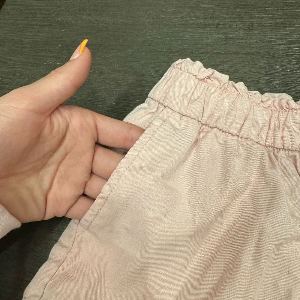 Gap Youth Girls Pink Ruffle Pull On Shorts Size Large